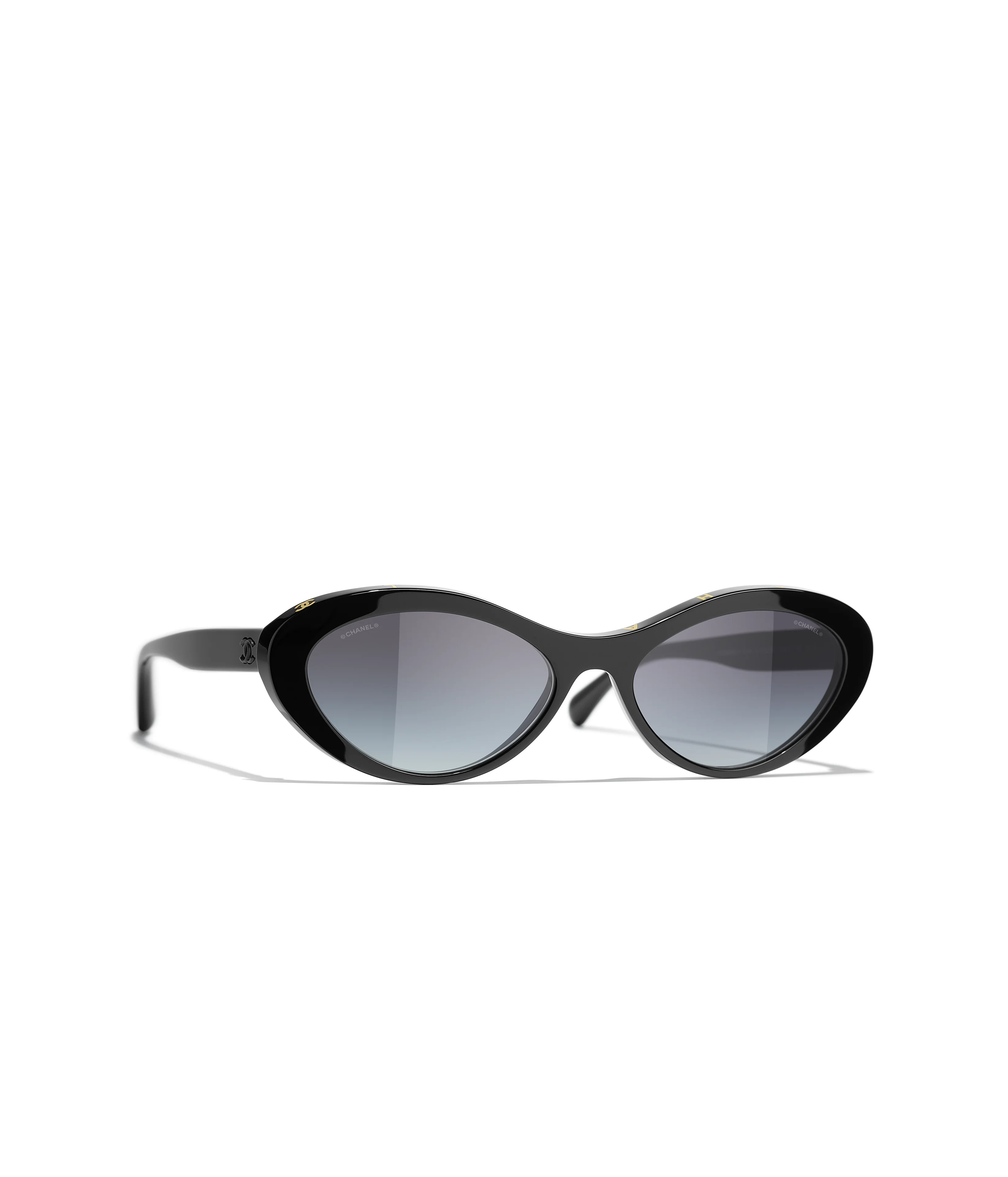CHANEL Sunglasses: Oval Sunglasses, acetate &mdash; Fashion | CHANEL | CHANEL | Chanel, Inc. (US)