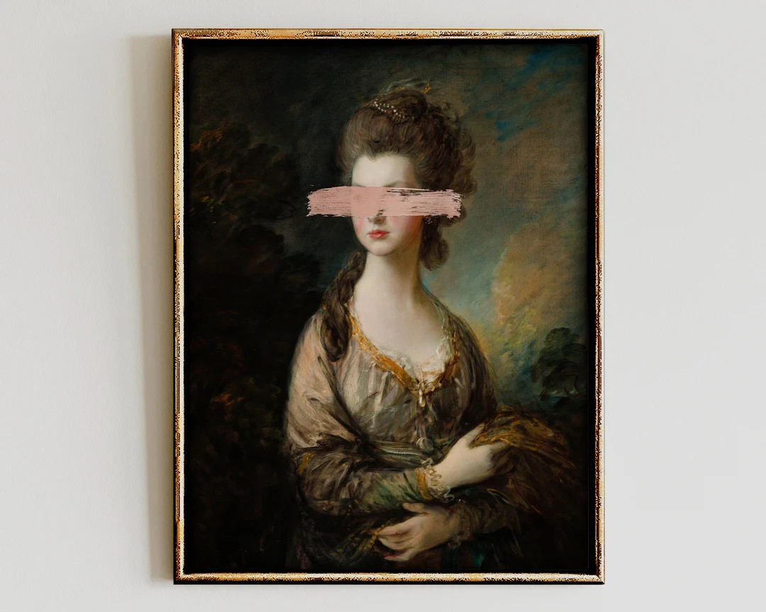 Alter Vintage Art Download, Portrait Printable, Printable Art Woman,Wall Download Quirk, Download... | Etsy (US)