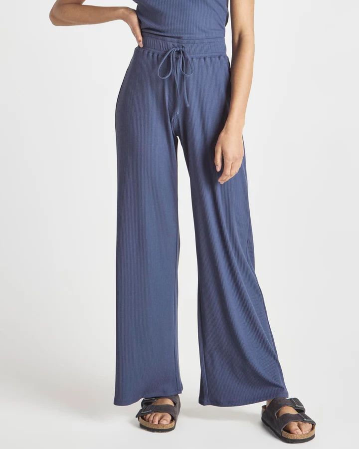 Modal Rib LYR Wide Leg Pant | Splendid