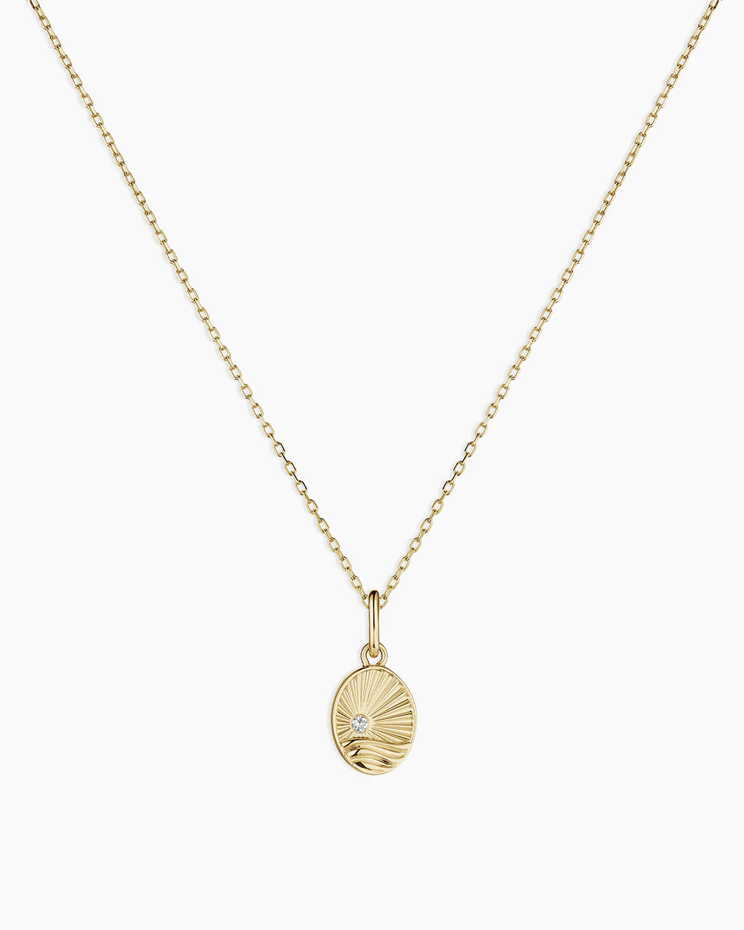 Diamond Beach Charm Necklace | gorjana