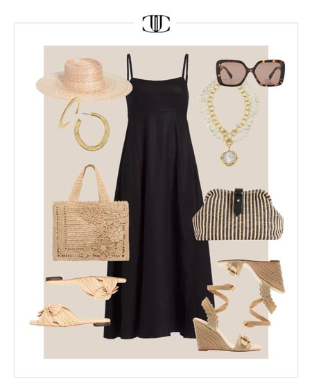 Here are ten summer capsule wardrobe looks from a small collection of clothing and accessories to create a variety of looks.   

Summer capsule, capsule wardrobe, casual look, dress, maxi dress, sandals, wedge sandals, bag, tote, necklace earrings, sunglasses

#LTKshoecrush #LTKstyletip #LTKover40
