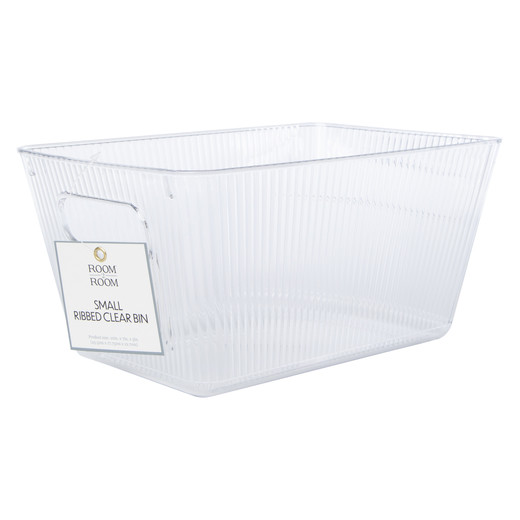 clear storage bin, assorted sizes | Five Below