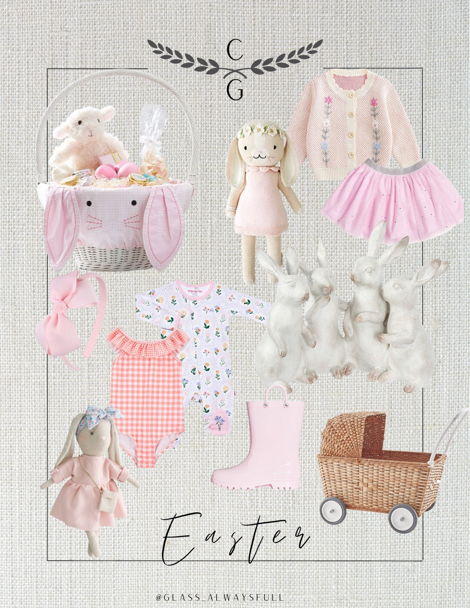 Easter, baby girl Easter, easter basket, easter bunny, spring, baby girl onesie, swimsuit, easter basket gifts, preppy girl, Amazon easter, easter decor. Callie Glass @glass_alwaysfull


#LTKbaby #LTKkids #LTKGiftGuide
