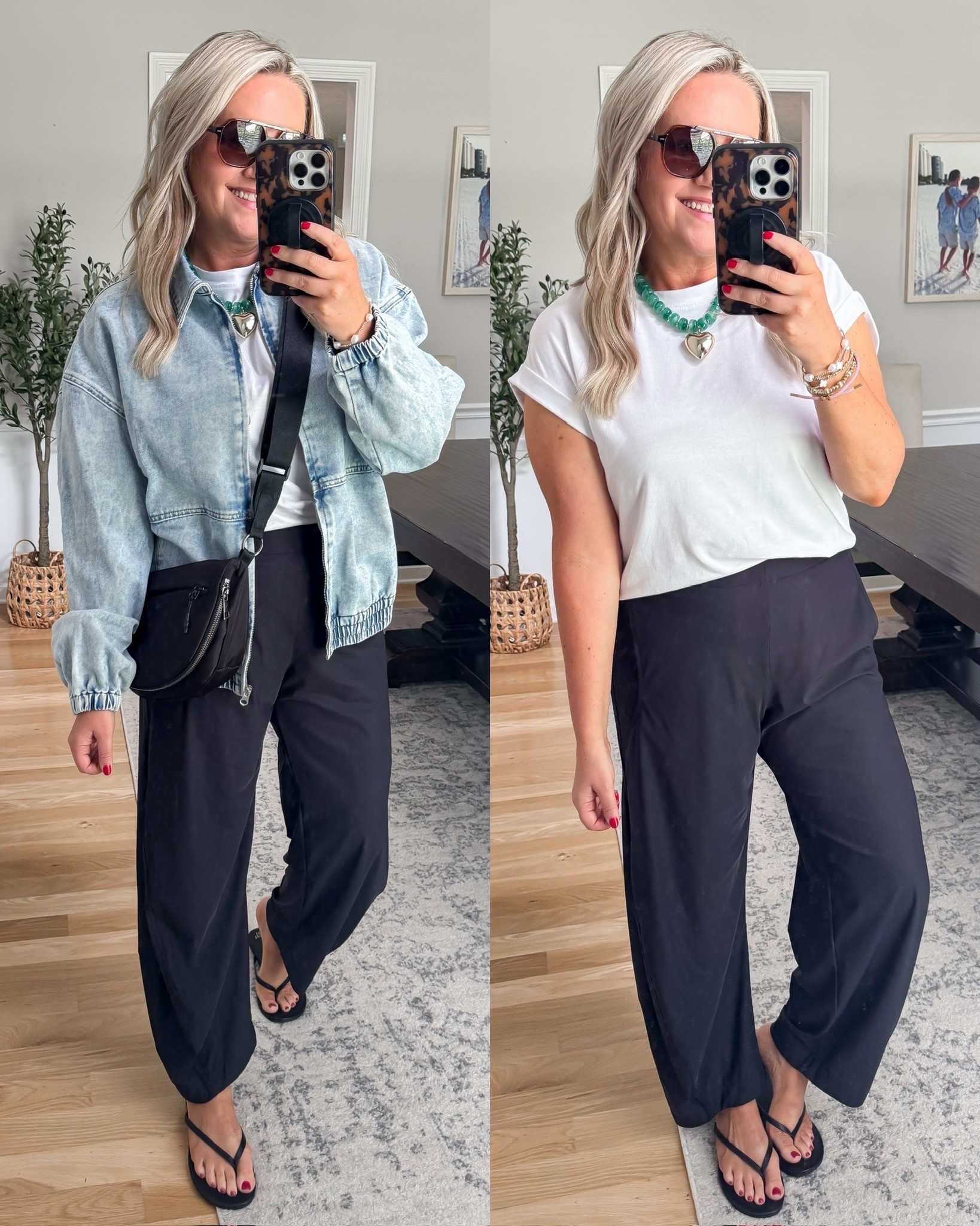 These pants are one of my favorite Amazon finds because they look so polished while feeling incredibly comfortable. I love pairing them with a simple tee and sandals for an effortless outfit, and they’re easy to dress up with a denim jacket or lightweight sweater too.

black pants, Amazon fashion finds, travel outfit, comfortable pants, casual chic style, everyday outfit, capsule wardrobe, versatile fashion, work to weekend style, lightweight pants, mom style, lovelylifestyling

#LTKootd #LTKOver40 #LTKTravel
