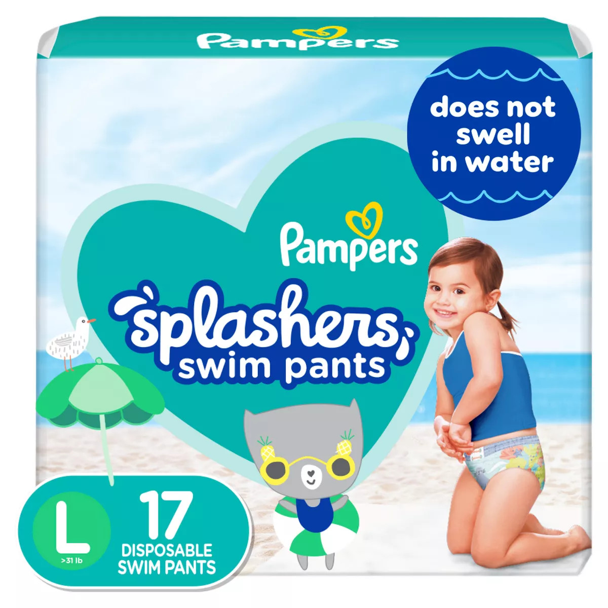 Pampers Splashers Disposable Swim Pants - (Select Size and Count) | Target