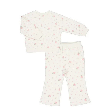 Wonder Nation Toddler Girls Fleece Set | Walmart (US)