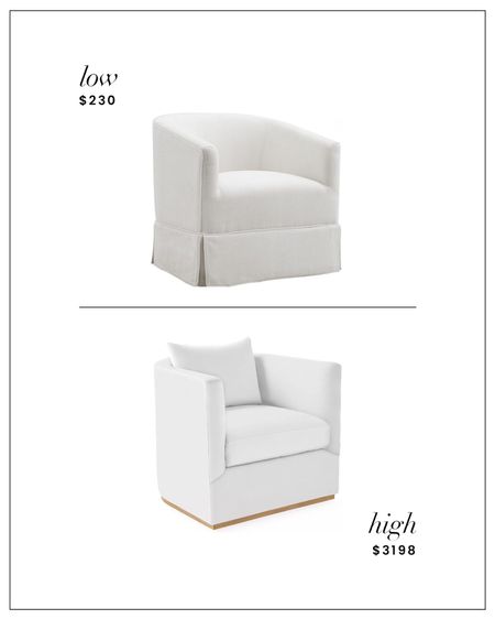 High / Low: Swivel Chair Available in Multiple Colors! 

#LTKhome