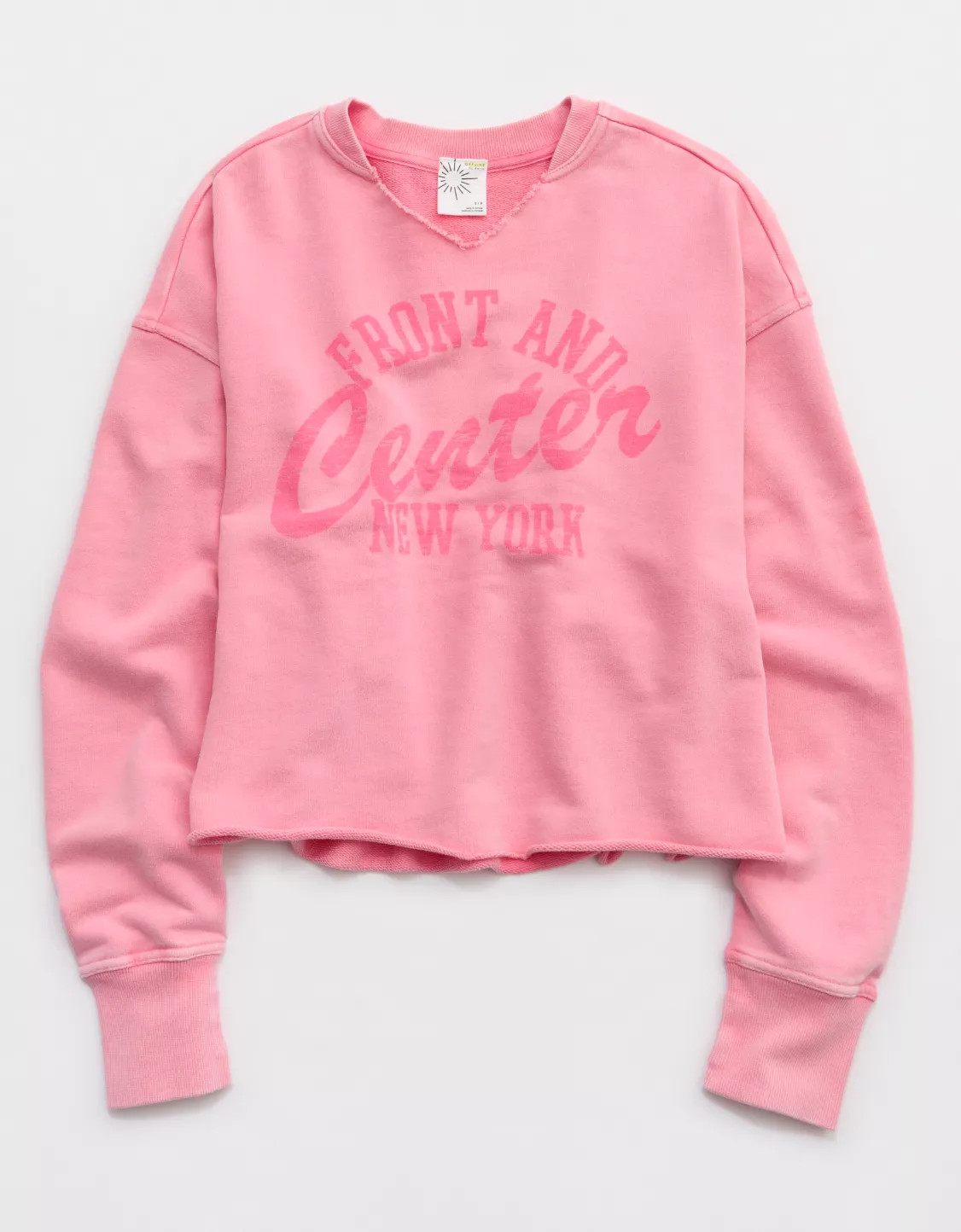 OFFLINE By Aerie Throwback Notch Crewneck | Aerie