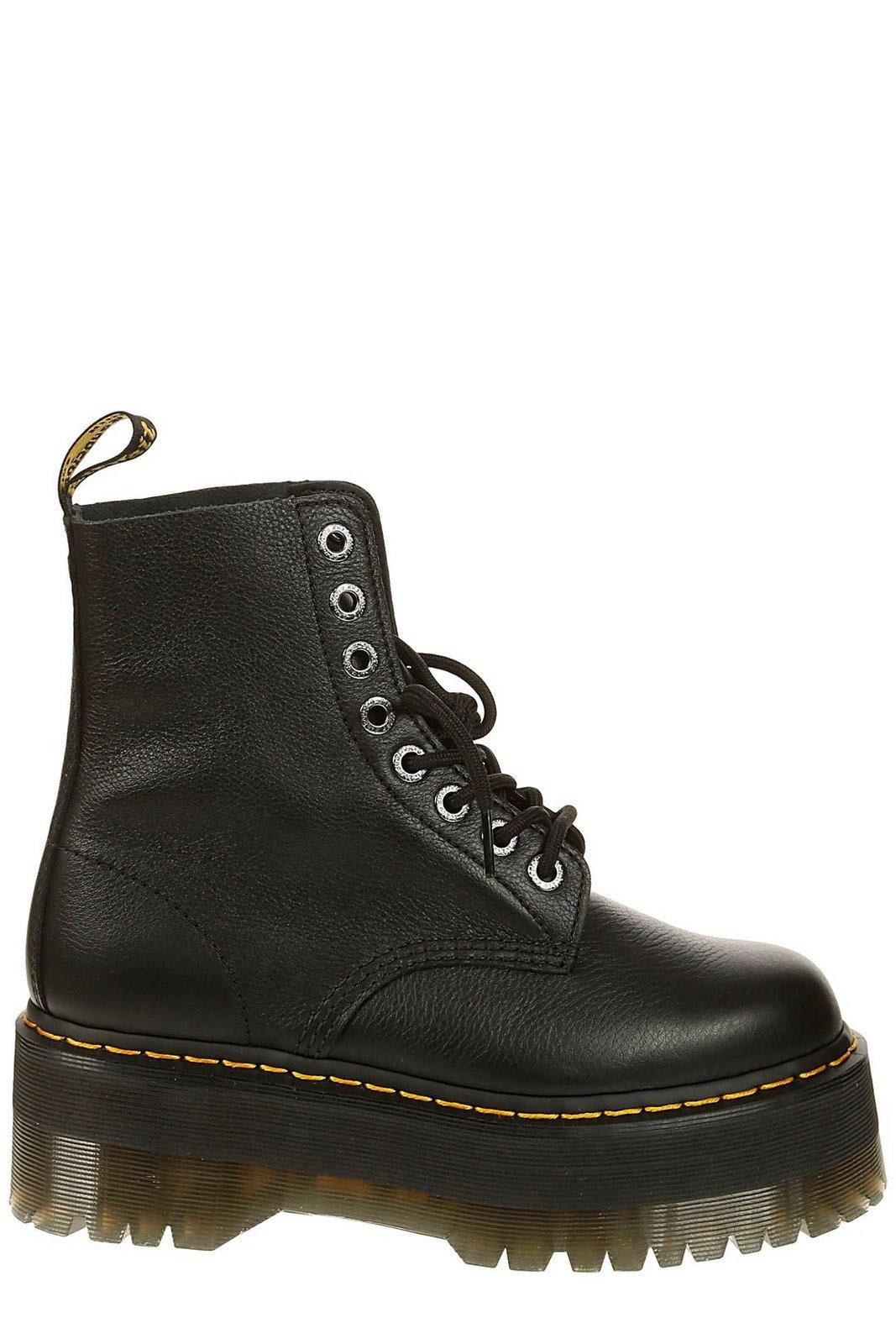 Dr. Martens 1460 Pascal Max Platform Combat Boots | Italist.com US