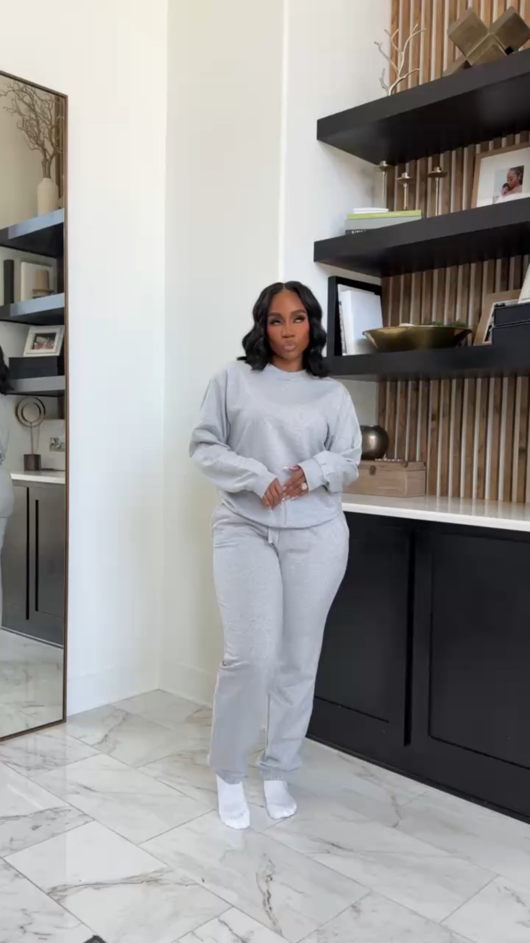 Loungewear set that’s comfy and perfect to wear indoors or on the run! 

#LTKootd #LTKMidsize