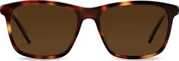 Presley 56mm Polarized Rectangle Sunglasses | Nordstrom