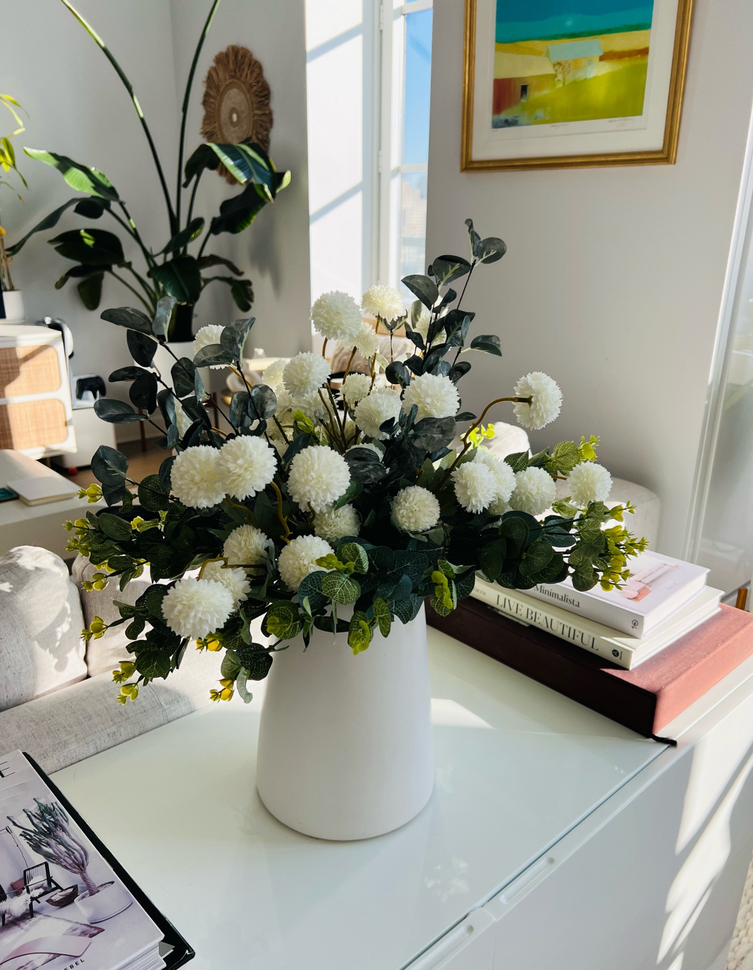 Love these winter flowers. Got them on Amazon. I know, you’re probably thinking why fake flowers? Because we have 3 cats and most flowers are poisonous for them so fake flowers it is. I think these look pretty good for fake! And these winter whites will last all season.

#LTKfindsunder50 #LTKSeasonal #LTKhome