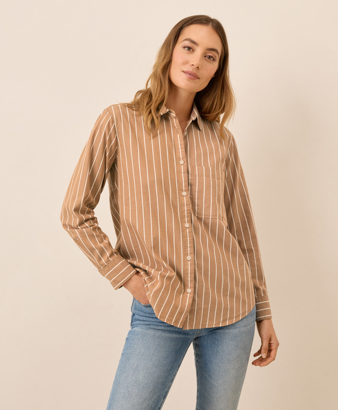 Women’s All Day Poplin Classic Shirt made with Organic Cotton | Pact | Pact Apparel