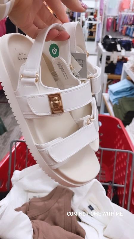 Cute Target sandals for summer.  Look very similar to the Steve Madden sandal.

Shop Target finds here!! Fit TTS

Jonie Sandal | white sandal | chunky sandals| Target sandals #LTKunder50 



#LTKshoecrush #LTKstyletip #LTKVideo