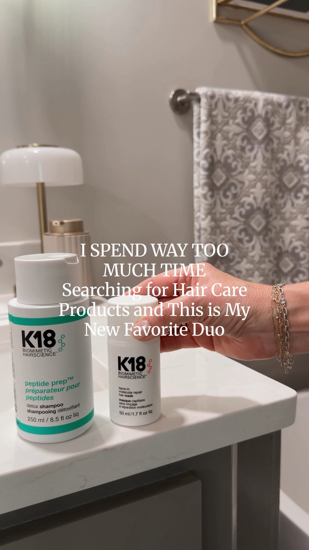 I spend way too much time trying new hair products… so when I find something I actually like, it sticks!

This duo from K18 has been so good for my hair.

I start with the peptide prep detox shampoo to really cleanse my hair and remove buildup without stripping it or messing with my color (which is huge)!

Then I follow with the leave-in molecular repair hair mask and it leaves my hair feeling soft, smooth, and bouncy.

Simple routine, but it makes a difference

If you’ve been trying to get your hair back to feeling healthy again… this is a good place to start.

Linking both of these plus a few more of my hair favorites 👇

k18 hair products, peptide prep detox shampoo, molecular repair hair mask, hair repair routine, damaged hair treatment, color safe shampoo, healthy hair routine, hair care favorites, hair strengthening products

#ltkbeauty #haircarefavorites #healthyhair #hairroutine #beautyfinds



#LTKmorningroutine #LTKmomlife #LTKgrwm