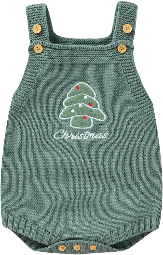 JLKGICF Baby Girl Boy Easter Bunny Romper Sleeveless Knitted Bodysuit Jumpsuit My 1st Easter Outfit  | Amazon (US)