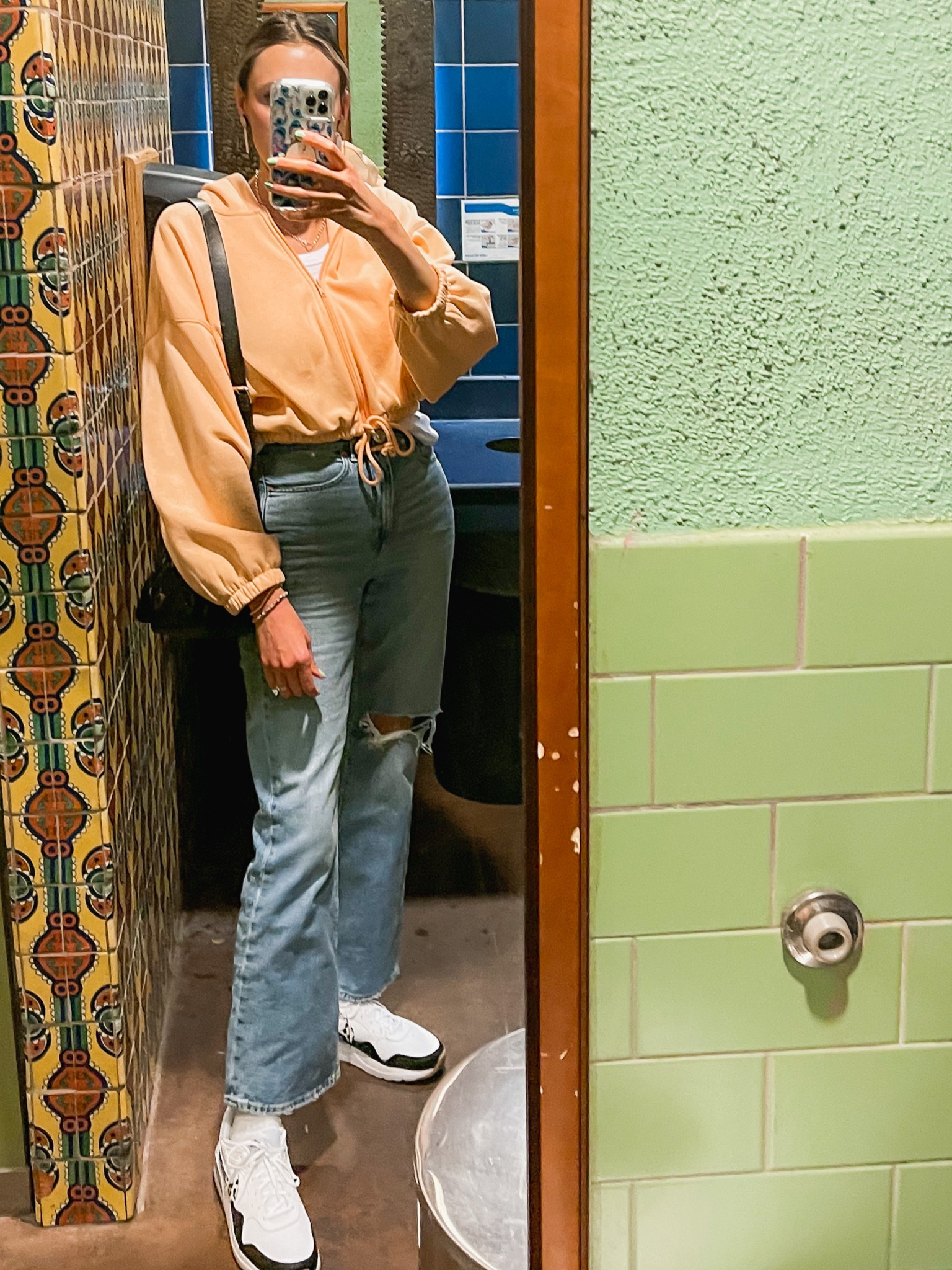 Jeans outfit for spring 
Casual spring outfit 
Sneakers 
Colorful hoodie 

#LTKstyletip #LTKunder50 #LTKunder100