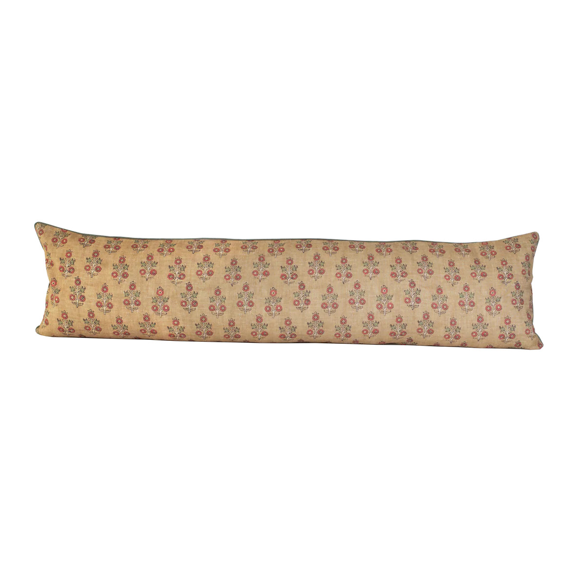 S|H Faye Ochre Lumbar Pillow Cover | Stoffer Home