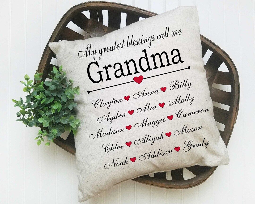 Personalized Mothers Day Pillow  Nana Pillow Gift Birthday - Etsy | Etsy (US)