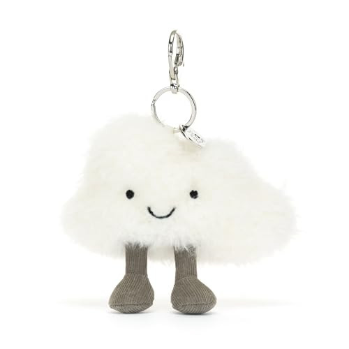Jellycat Amuseables Cloud Bag Charm, 4 inches | Cloud Plush Keychain | Great Gift Idea | Amazon (US)