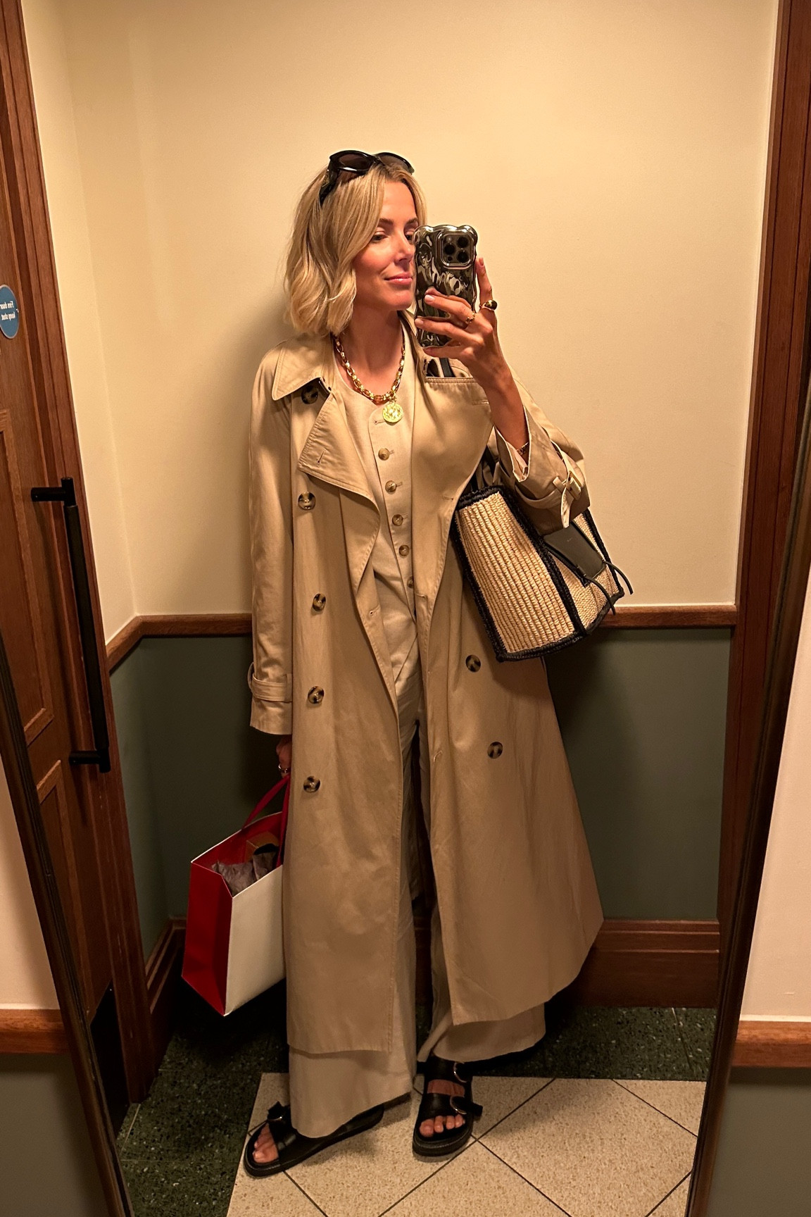 Trench coat, waistcoat co-ord, linen co-ord, summer outfit 

#LTKeurope #LTKuk #LTKsummer