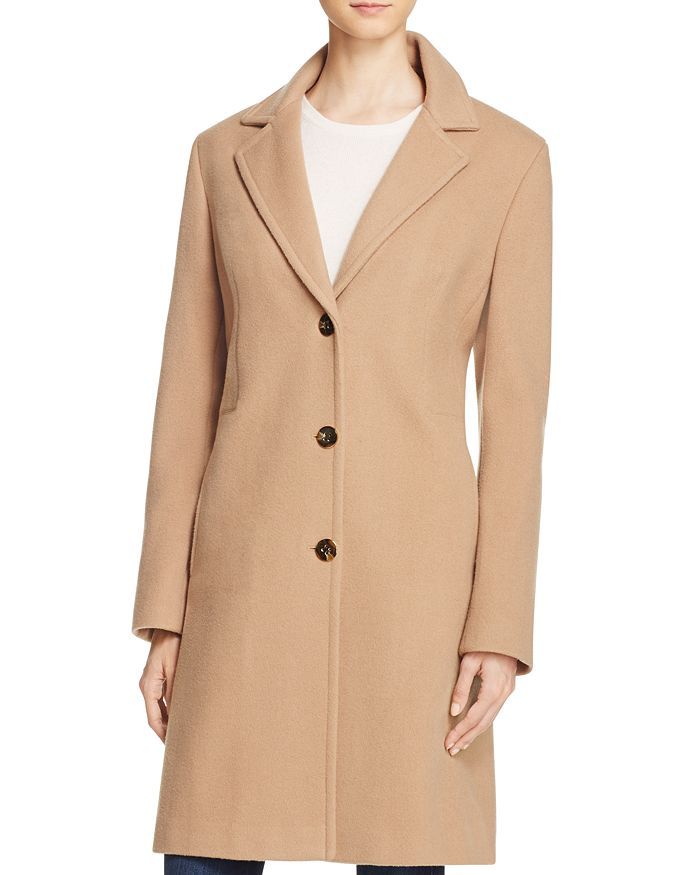Single-Breasted Button Front Coat | Bloomingdale's (US)