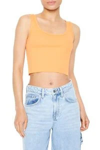 Cropped Scoop Tank Top | Forever 21