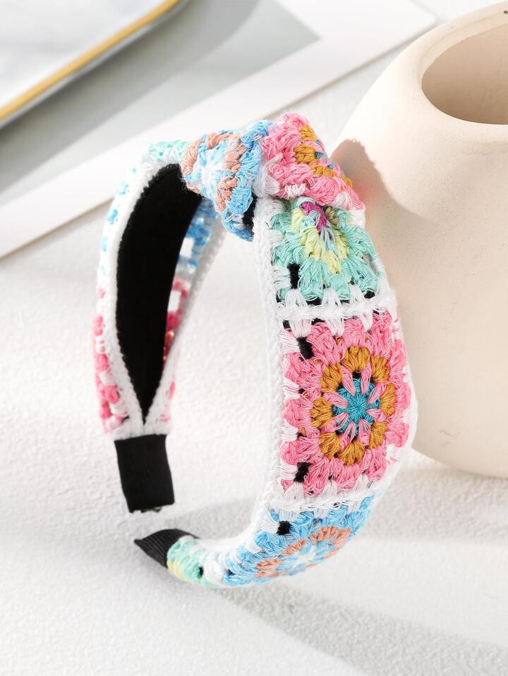 Floral Pattern Knot Decor Headband Boho | SHEIN USA | SHEIN