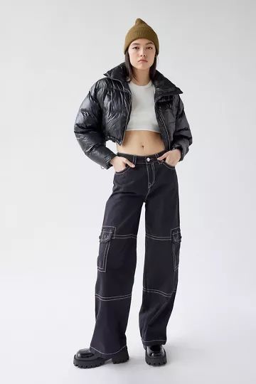 True Religion UO Exclusive Low-Rise Cargo Jean | Urban Outfitters (US and RoW)