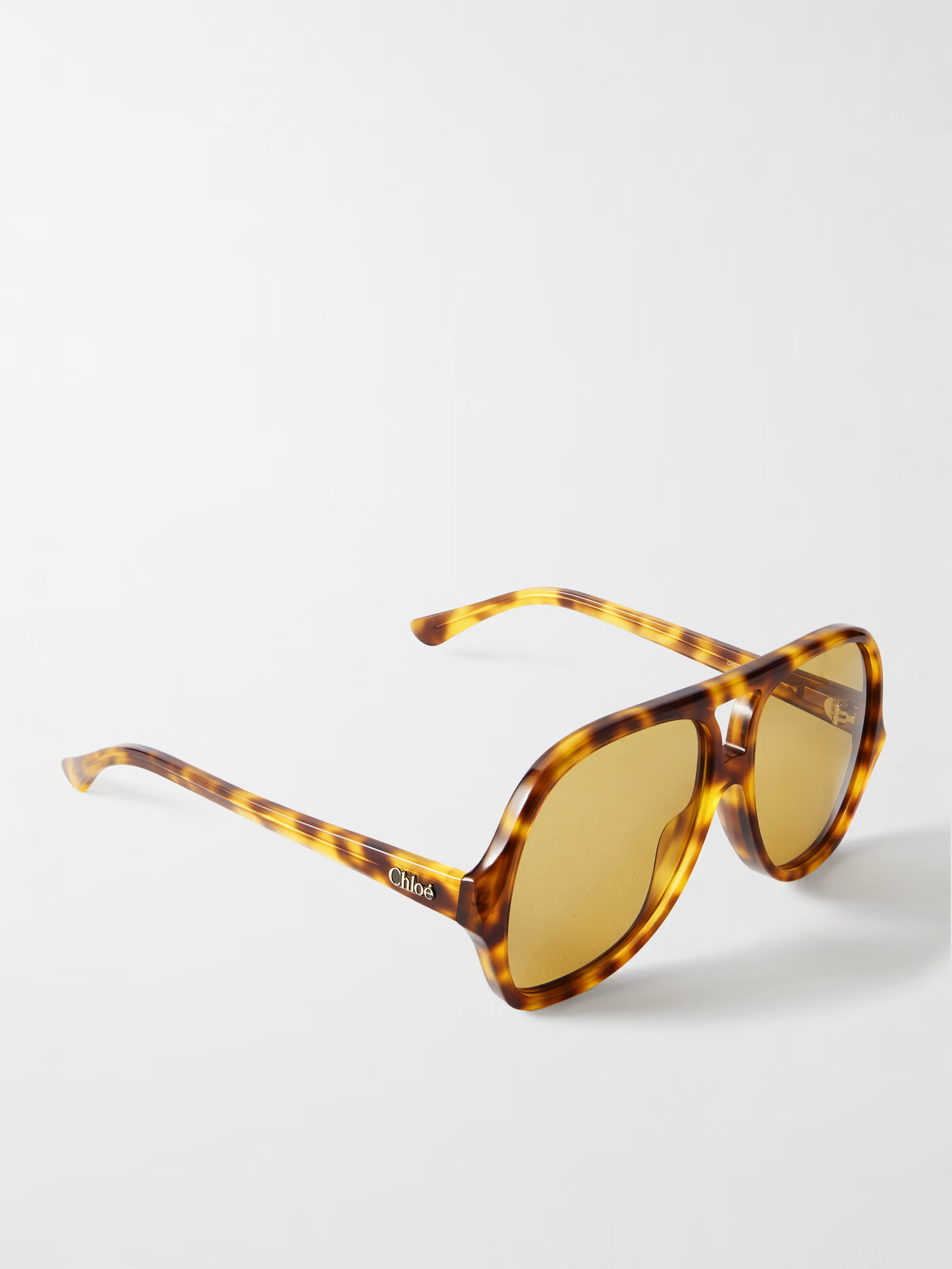 Salomé aviator-style tortoiseshell acetate sunglasses | NET-A-PORTER (US)