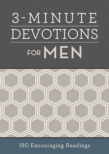 3-Minute Devotions for Men: 180 Encouraging Readings      Paperback – Organizer, January 1, 201... | Amazon (US)