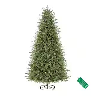 Home Decorators Collection 9 ft. Pre-Lit LED Grand Duchess Balsam Fir Artificial Christmas Tree 2... | The Home Depot