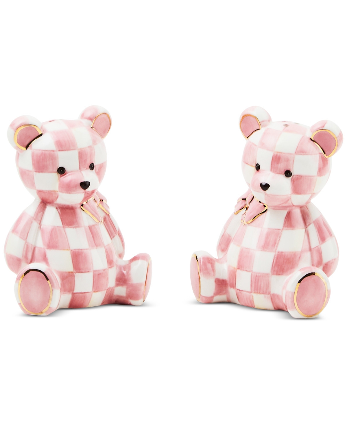 Mackenzie-Childs Rosy Bear Salt & Pepper Shaker Set | Macy's