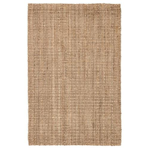 Jaipur Living Achelle Coastal Beach Brown Jute Natural Rug - 5'x8' | Kathy Kuo Home