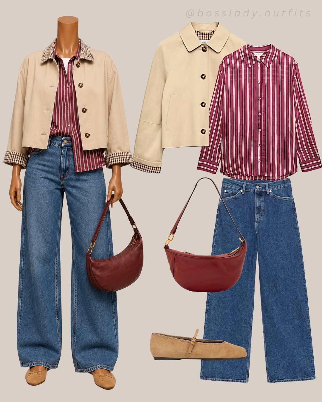 this fit is giving fall already and i’m not even mad about it

Tags: striped shirt outfit, tan jacket outfit, wide leg jeans outfit, casual outfit idea, everyday outfit, fall outfit inspo, airport outfit, simple outfit inspo, mom outfit, comfy chic outfit, maroon bag outfit, suede flats outfit

#LTKsummer #LTKstyletip #LTKshoes