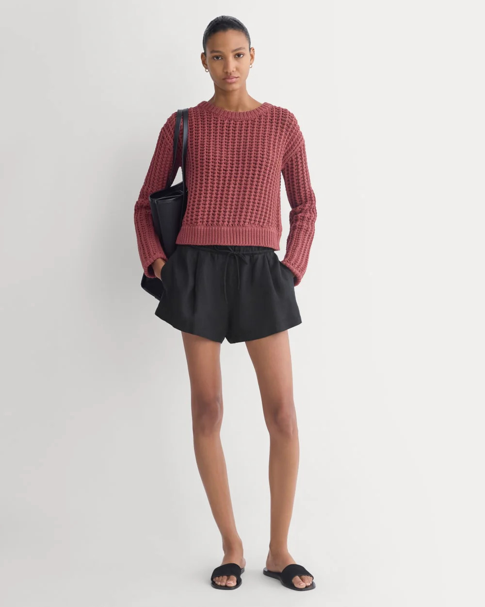 Open-Knit Crew in Elevated Cotton | Everlane