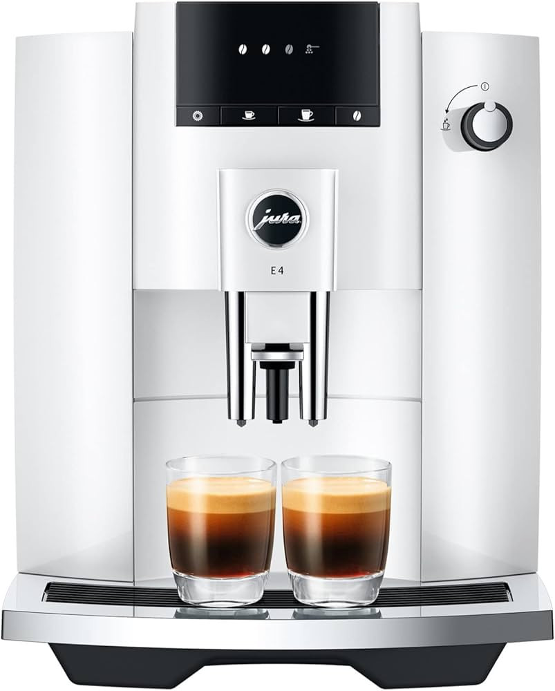 Jura E4 Piano White Automatic Coffee Machine | Amazon (US)