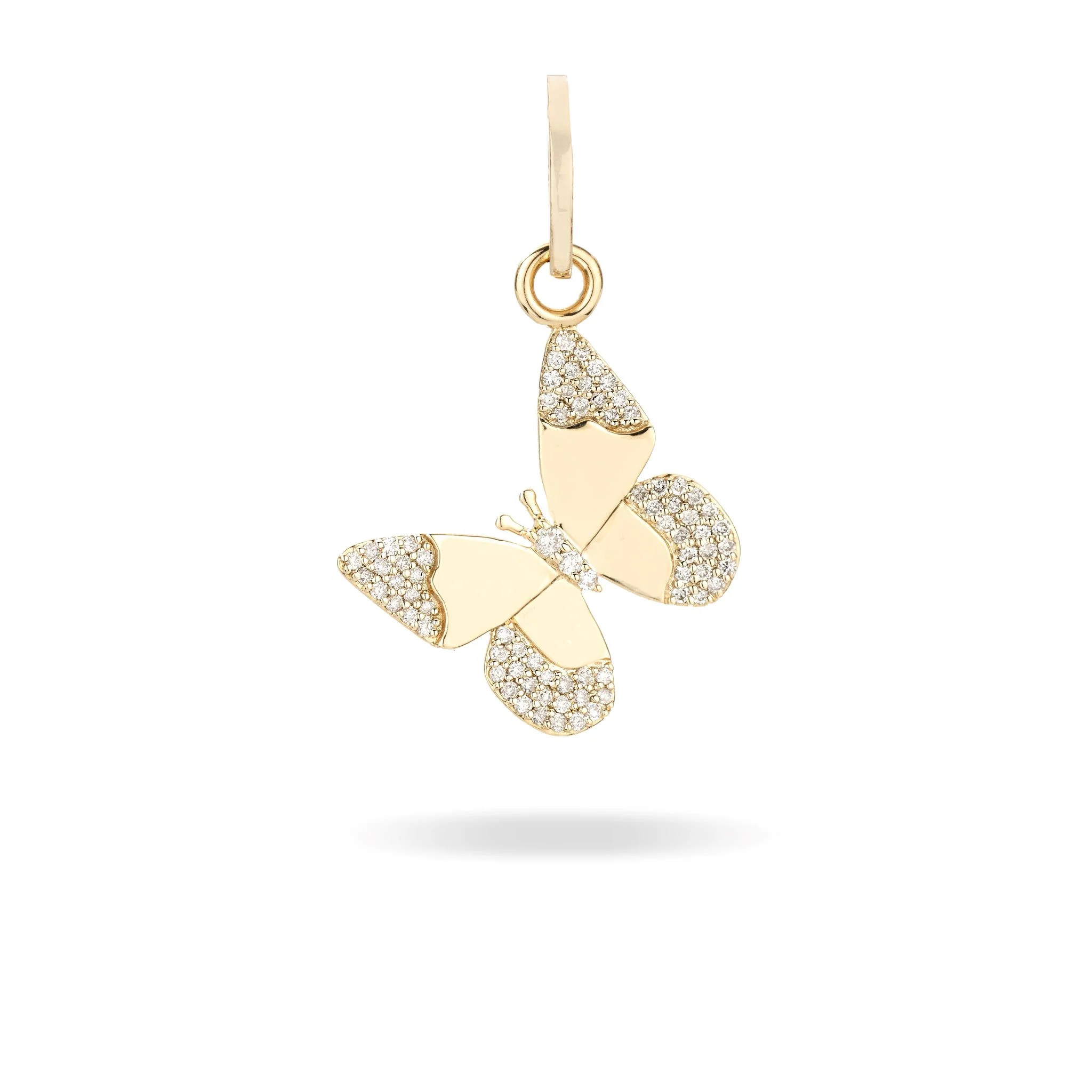 Diamond Butterfly Hinged Charm | Adina Reyter
