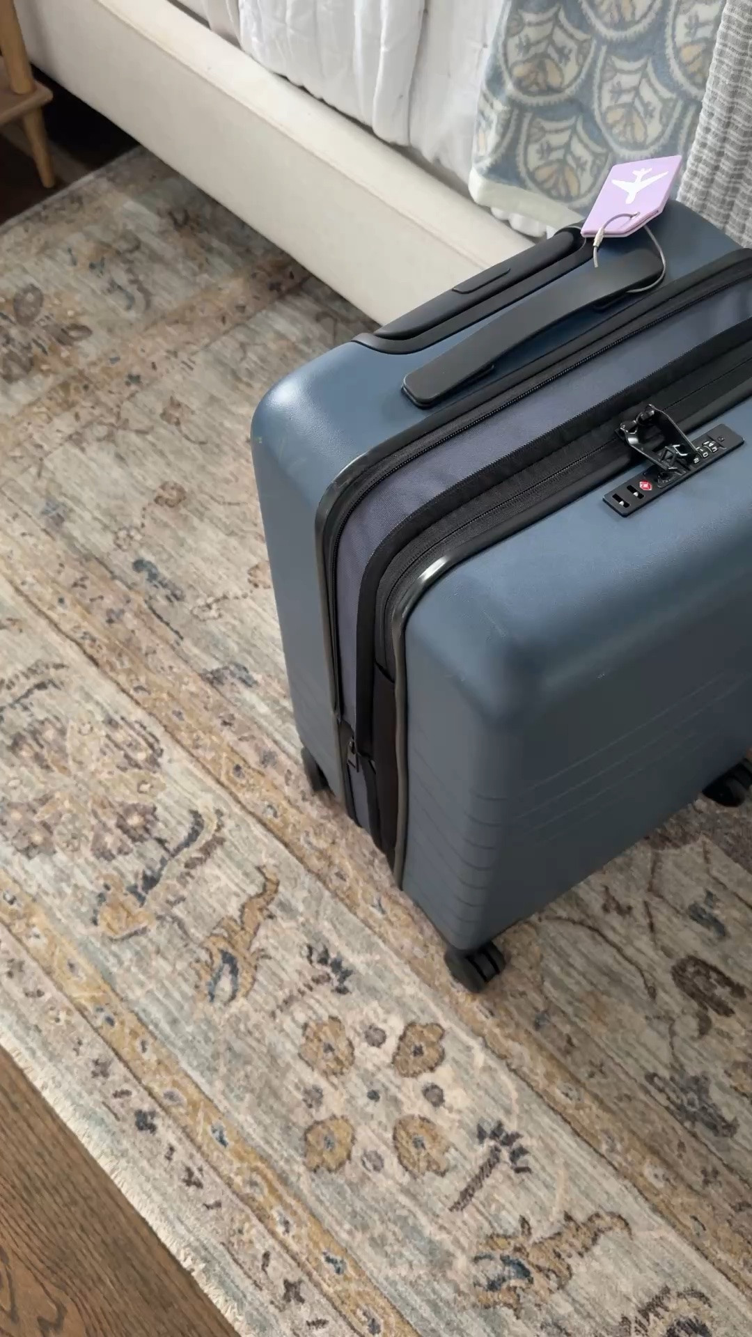 This luggage from @Quince has been our go-to for all of our trips for years!! We have all sizes but this expandable carry-on size is what we use most. Fits a ton, is lightweight and so easy to roll and so affordable! We each have one in a different color 🙌🏻

#LTKTravel #LTKKids #LTKvlog