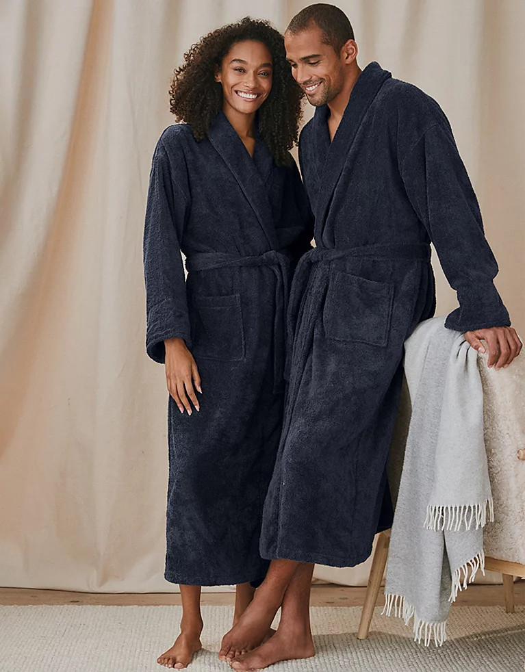 Unisex Classic Cotton Robe | The White Company (UK)
