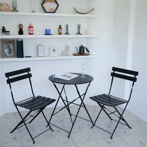 Shelah 2 - Person Round Outdoor Dining Set | Wayfair North America