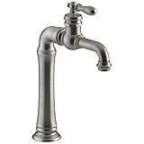 KOHLER K-99268-VS Artifacts Gentleman's Bar Sink Faucet, Vibrant Stainless, Single Handle, Prep Fauc | Amazon (US)