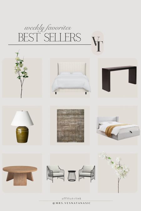 This week’s best sellers include our entryway console table, $5 Walmart spring stems, our Great room rug, the boys beds, my favorite cherry blossom, our coffee table in the Bonus room, table lamp and upholstered bed. 

Wayfair, Pottery Barn, Afloral, Target, Target style, Joss and Main, Walmart, Studio McGee, cherry blossom, home decor, Walmart finds, #targetstyle #walmartfinds #wayfairfinds #walmarthome 

#LTKSeasonal #LTKhome #LTKsalealert