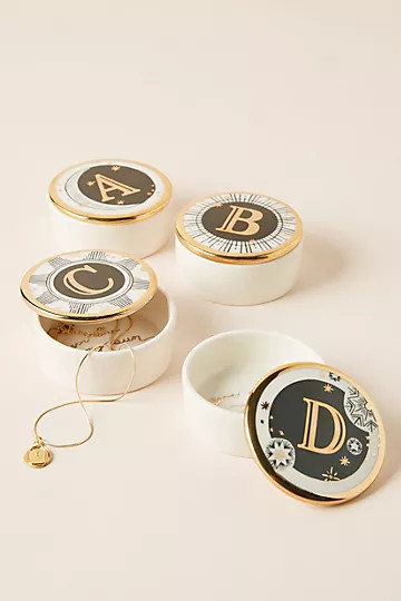 Monogram Trinket Dish  | Anthropologie (US)