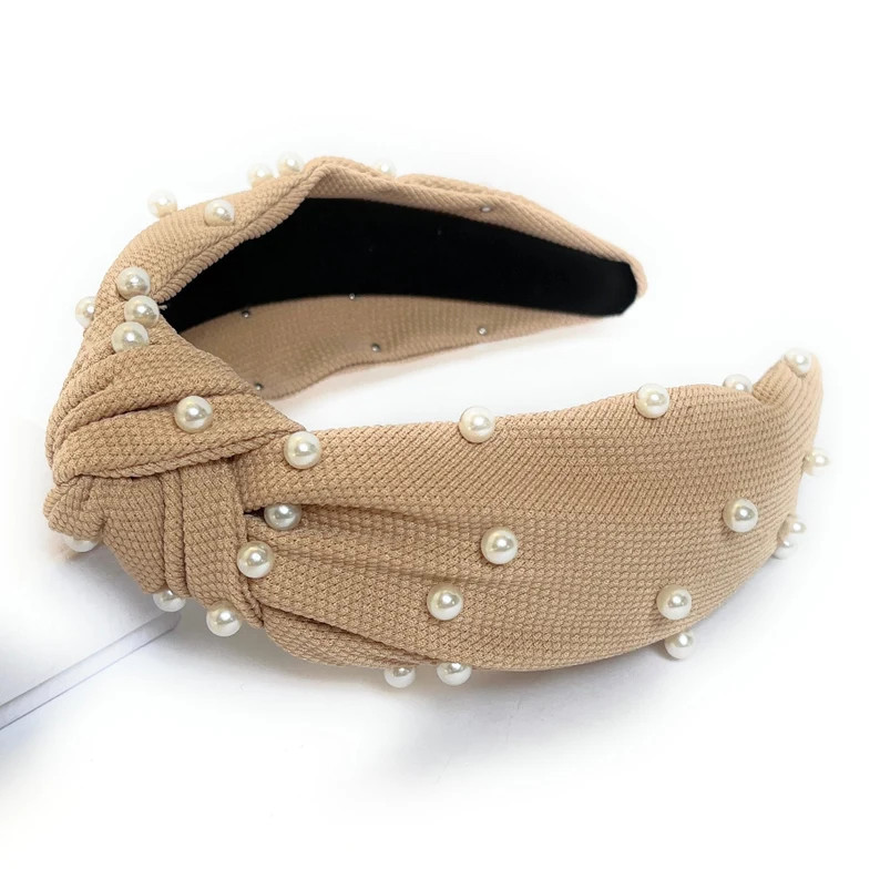 Pearl Knot headband, Neutral Headband, Knotted headband, Headbands for Women, Hair Accessories, W... | Etsy (US)