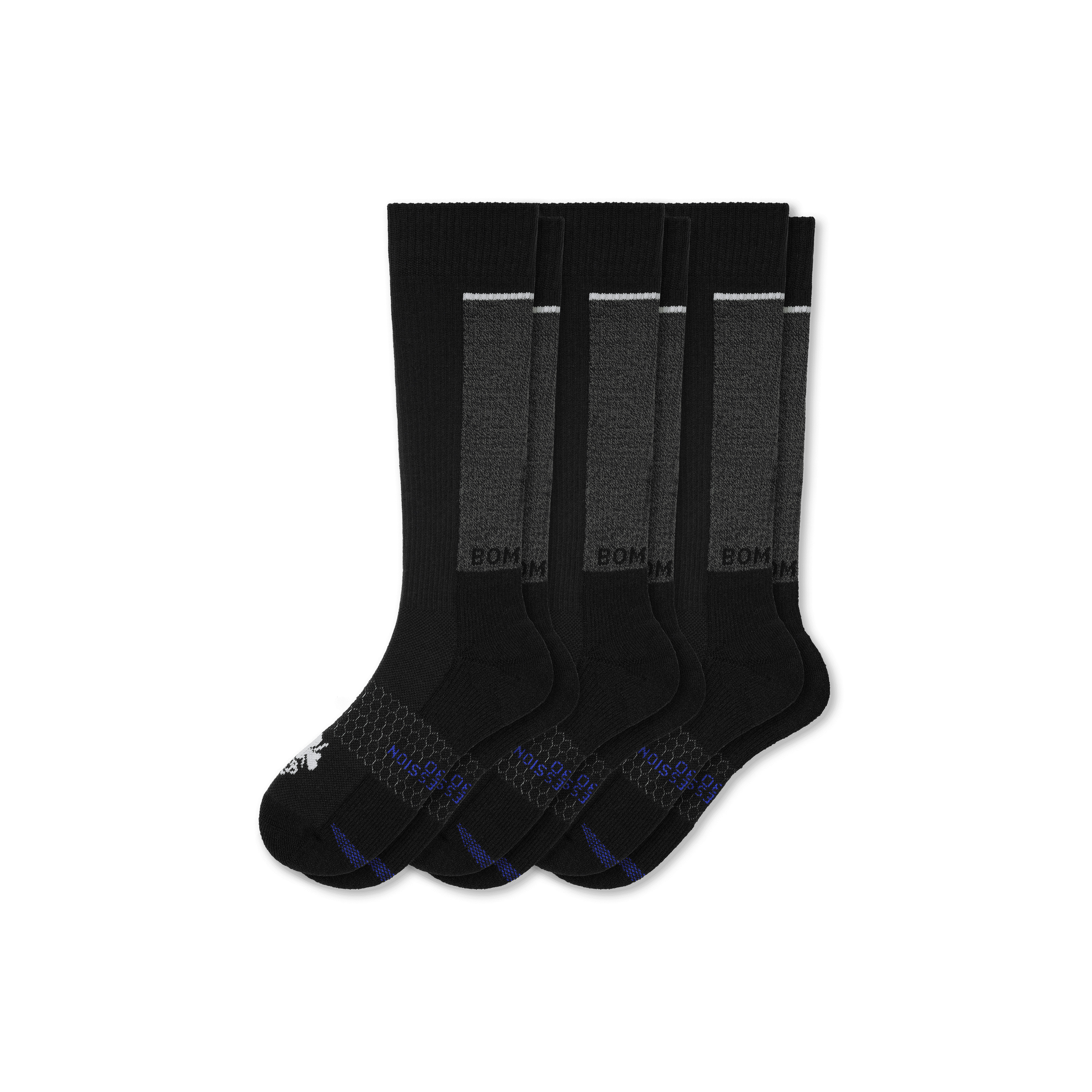 Women's Performance Compression Sock 3-Pack (20-30mmHg) - Black - Small - Cotton Blend - Bombas | Bombas