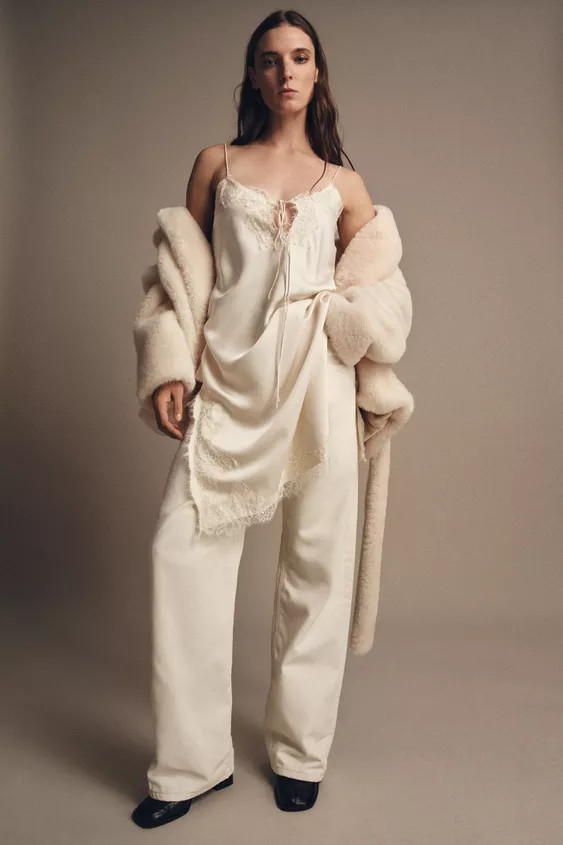 ZW COLLECTION LACE SLIP DRESS | Zara US