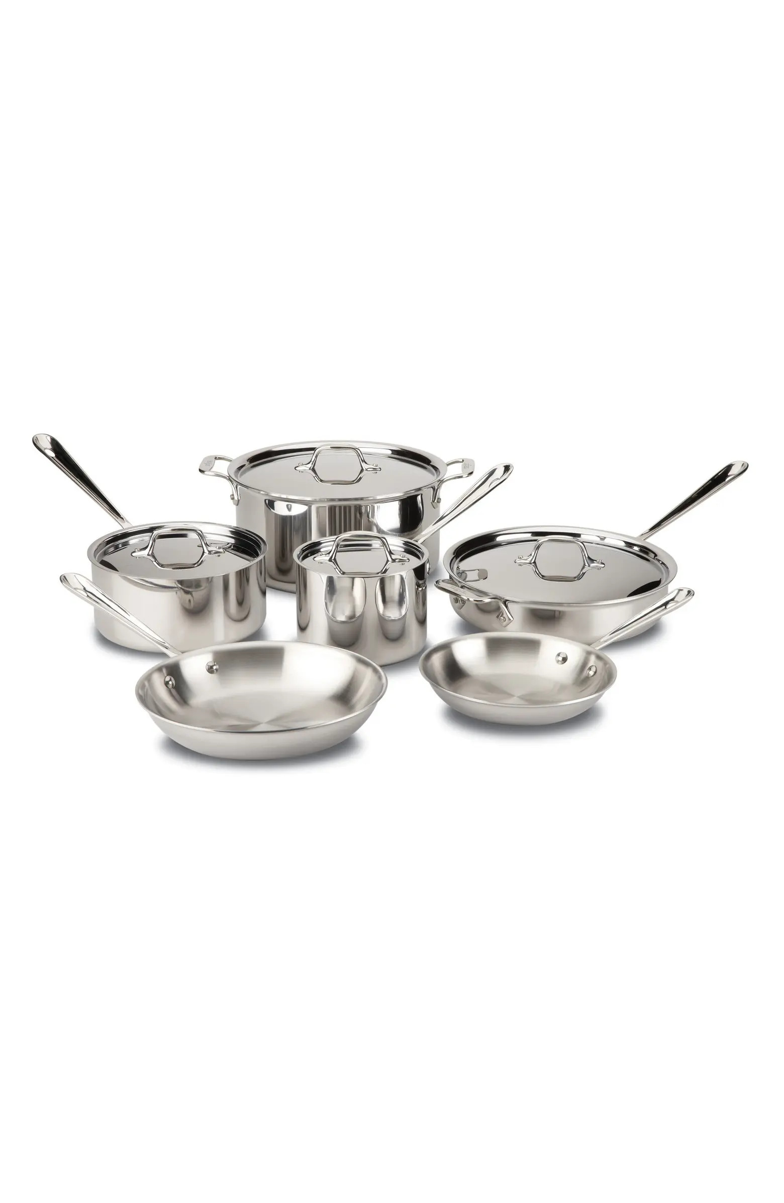 All-Clad 10-Piece Stainless Steel Cookware Set | Nordstrom | Nordstrom