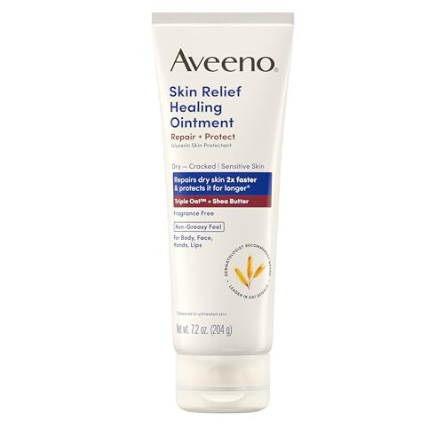 Aveeno Skin Relief Healing Ointment, 72-Hour Skin Protectant with Triple Oat & Shea Butter for Ex... | Amazon (US)