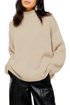 Topshop Mock Neck Sweater (Regular & Petite) | Nordstrom | Nordstrom